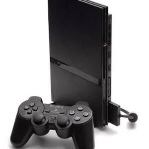 Sony Black PlayStation 2 Slim Console with Controller